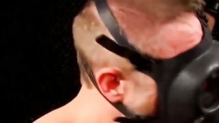 Bald Buff Submissive Endures Extreme Bondage Pain For Pleasure