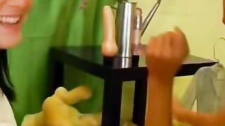 Lesbian Squirts & Toys! Intense Orgasms For Two Hotties!