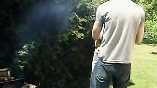 Public Garden Sex Adventure - Petite Blonde Babe Gets Fucked By A Hunk