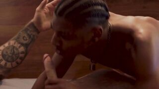 Interracial Passion - Old School Hunks Fucked Raw By Black Stud