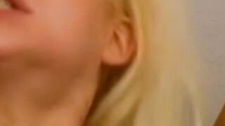 3way lesbian threesome with double dildo play - MILFs sharing orgasms