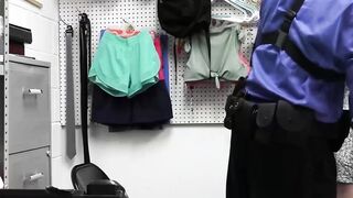 Amber Starke Gets Her Just Deserts For Shoplifting In This BDSM Threesome