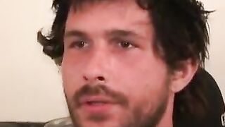 Ink-Stained Thugs Hairy Chest & Balls Solo Masturbation