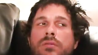 Ink-Stained Thugs Hairy Chest & Balls Solo Masturbation