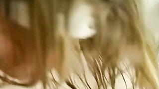 Tease Me Then Drench Me! Hot Brunette Babes Stripteuse & Dance in Wet Clothes