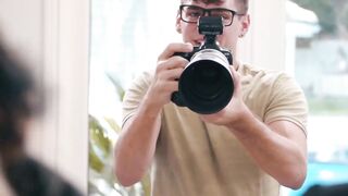 HornyAdiraAllure & CharlieForde - Sexy Photo Shoot Turns Into A Wild Threesome