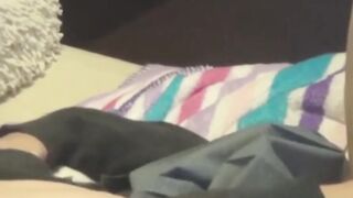 Asian Bombshell Captured On Hidden Camera Fingers Her Mature Pussy
