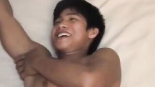 Pinoy Boys' Step-Daddy Fucks His Teen Son in Bondage