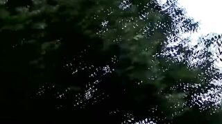 Chubby Guy Gives Younger Man Outdoor Blowjob And Facial