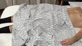 Grandpa's Feets Worshiped by Young Blonde Foot Fan in POV