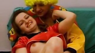 Public Sex Spectacle - Carrie Anne gets rough public sex with huge cock