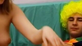 Public Sex Spectacle - Carrie Anne gets rough public sex with huge cock