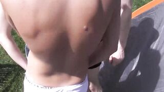 Twink Ass-Fucking Threesome - Tyler James, Joshua Parks & Alex Bonds