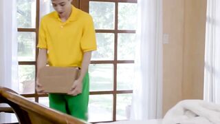Ebony Delight #2 - Older Sis's Hot Friend Gets Creampied By Step-Brother