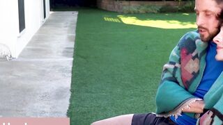 Teen's Birthday Surprise - Step-Dad Gives Her A Wild Ride