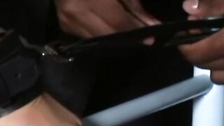 Big Black Dick Hammers Blonde Babe's Ass in Hardcore Anal Threesome