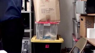 Naughty Shoplifting Teen Gets A Hard Ass Whipping From Security Guard