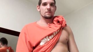 Hunky Stud's Squirt-Fest - Hot Guy Pumped Out A Massive Load