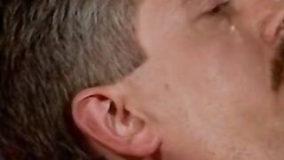 Mustached Hunk Fucks Brunette Babe in Intense Passionate Sex