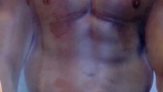 Buff Hunk's Rough Blowjob Session - Deepthroat & Facial