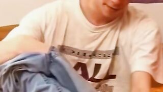 Surprise! Blowjob from Hot Babe in Lingerie