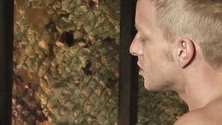 Huge Load Dripping From Asshole - Anal Drilling With Muscular Stud & Twink