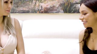Sexy BFFs Share Intimate Moments in Hot Lesbian Threesome