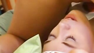 Teeny-Tiny Hands On Her Pussy & His Dick! Couple Shares Passion
