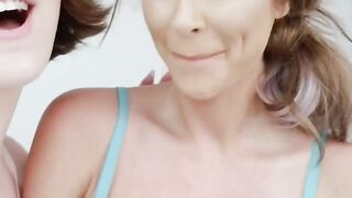 Family Handle Com - Two Hot MILFs Share A Hunk's Hard Dick
