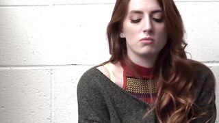 Redheaded Vixen Aria Carsons Gets Creamped For Shop Lifting