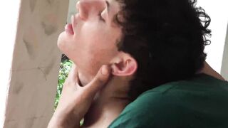 Straight Boy's First Gay Experience - Older Guy Teaches Twink How To Suck