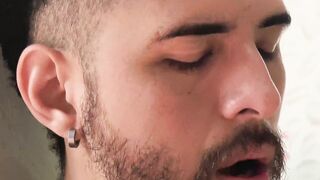 Straight Boy's First Gay Experience - Older Guy Teaches Twink How To Suck