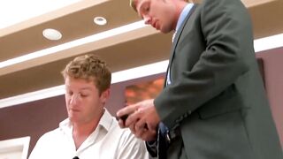 Two Jock Studs Raw Fucking Hard In Their Bedroom