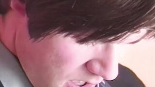 Eugene Stealing A Moment To Jerk Off In The Office" or "Office Employee Can't Resist Horniness And Masturbates At Work