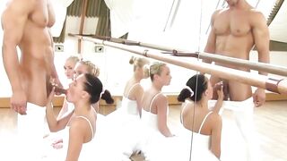 Vibrant Passion" or "Teen Ballet Dancer Orgy with Facial Finish