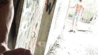 Outside Sex Romance - Hunks Fucking Raw in Public
