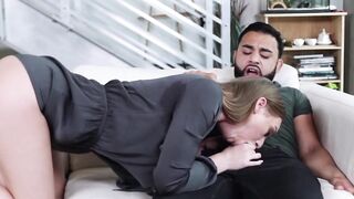Daisy Stones' Step-Brother Fucks Her Raw - Busty Petite Brunette Gets A Huge Load