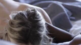 Black-On-White" - Interracial Lesbian Sex with an Unknown Trannie in Lingerie