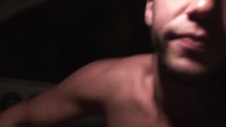 EURO HUNKS - JACK OFF IN PUBLIC OUTDOOR POV