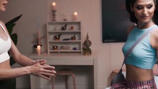 She-Maledom - Girlfriend's Stepbrother Gives Her an Anal Lesson