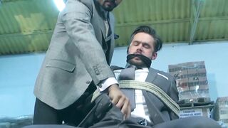 Muscle Stud Jeans Franco Fucks Captured Prisoner Mike de Marco in Anal
