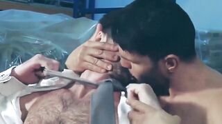 Muscle Stud Jeans Franco Fucks Captured Prisoner Mike de Marco in Anal