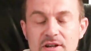 MenWorkinXXX.com - Hairy mature stud tugs on his dick and explodes with jizz intensel