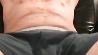 MenWorkinXXX.com - Hairy mature stud tugs on his dick and explodes with jizz intensel