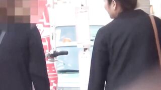 NipponPissTV.com - Hidden cam records kinky Japanese babes pissing outdoors