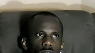 JoeSchmoeXXX.com - Athletic black jock jerks off his huge long cock and cums