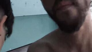 Young Latino tastes dick for first time in wild threesome