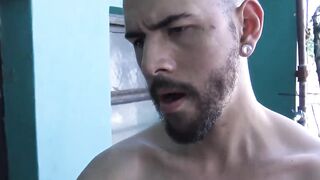 Young Latino tastes dick for first time in wild threesome