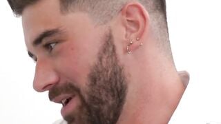 FamilyPornSite.com - Horny gaymer twink rides stepdads big fat cock after sloppy blow