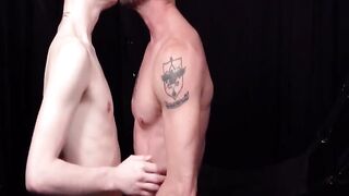 BarebackGayPorno.com - Big-dicked twink Ethan Tate dominates and barebacks handsome d